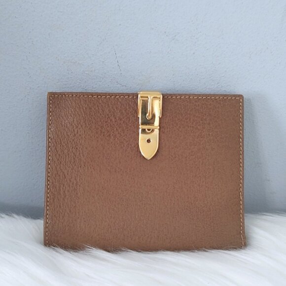 Gucci vintage belt clasp bifold compact wallet w/box EUC - Picture 3 of 10